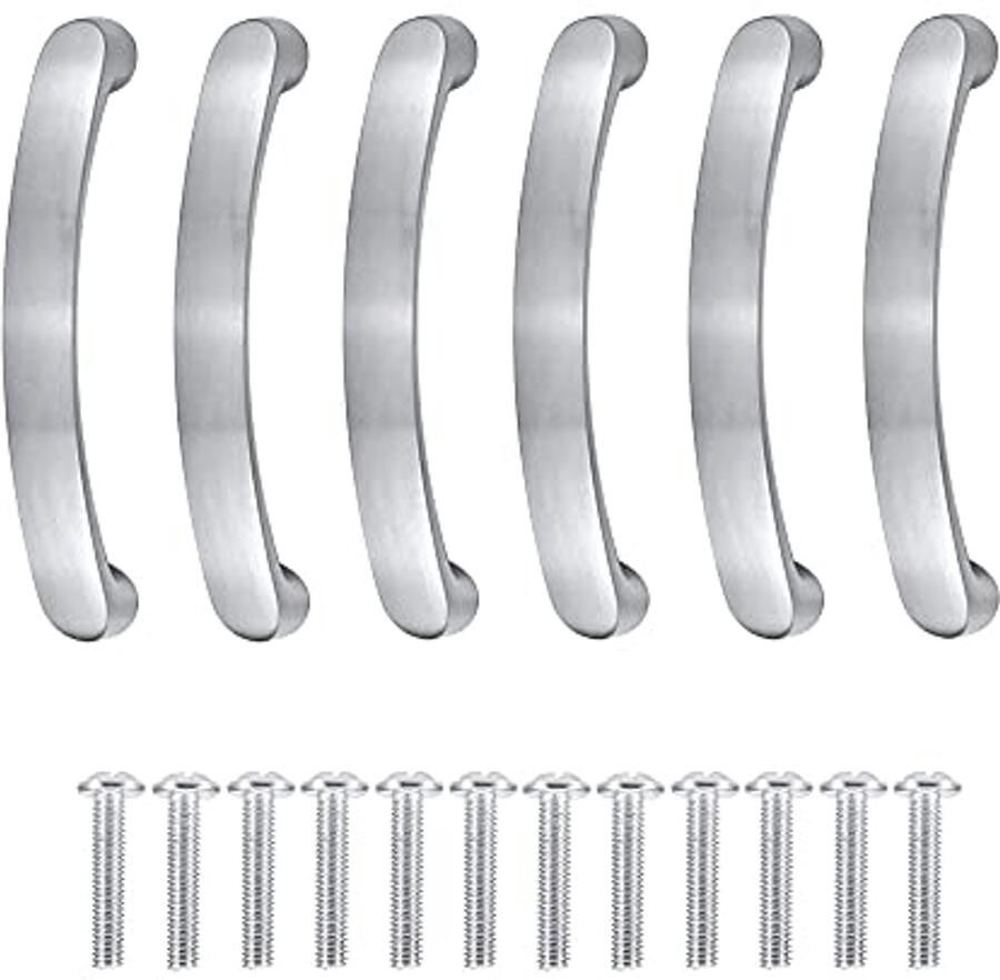 Moderne Aluminium Meubelgrepen 96 mm 6 Stuks Keuken- en Kastgrepen