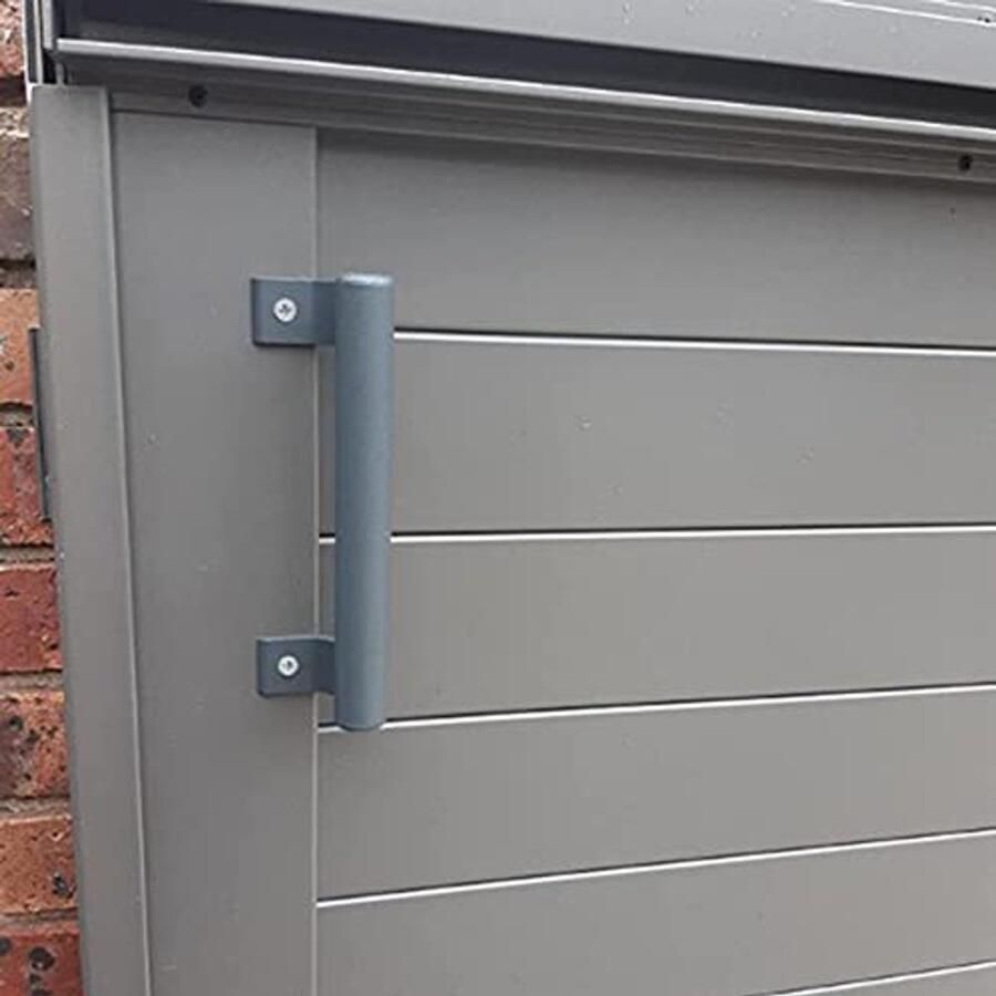 Moderne Aluminium Schuifdeurgreep voor Badkamer Kast en Balkon – Metalen Handgreep in Grijs