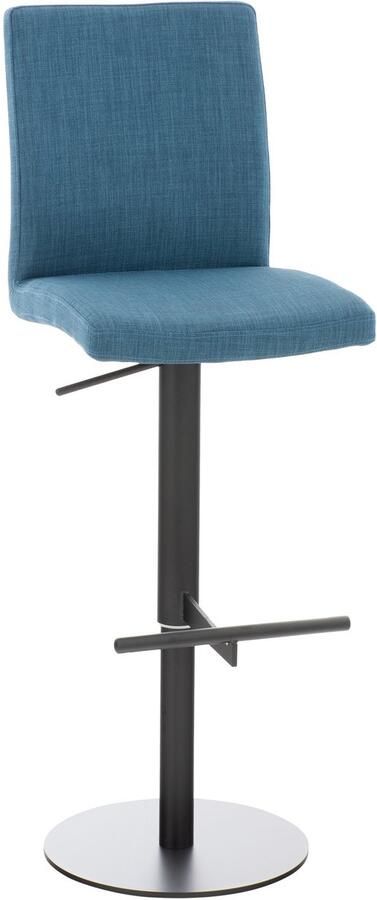 Moderne Barstoel Kruk In Hoogte Verstelbaar & Comfortabele Stoffen Bekleding