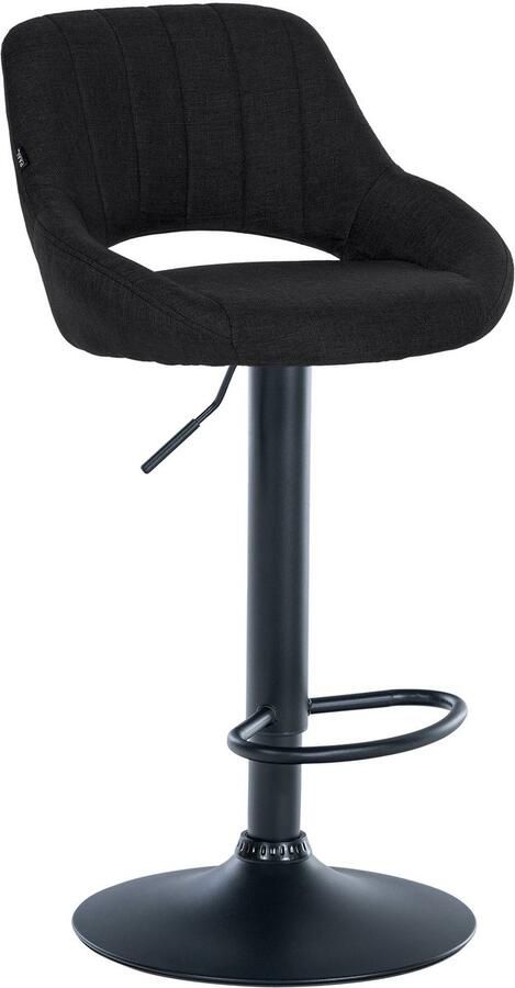 Moderne Barstoel Kruk Verstelbare Hoogte 360° Draaibaar & Stoffen Bekleding