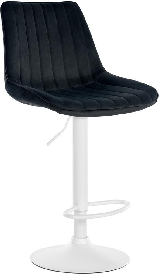 Moderne Barstoel Samt Fluweel Ergonomisch Comfort 360° Draaibaar