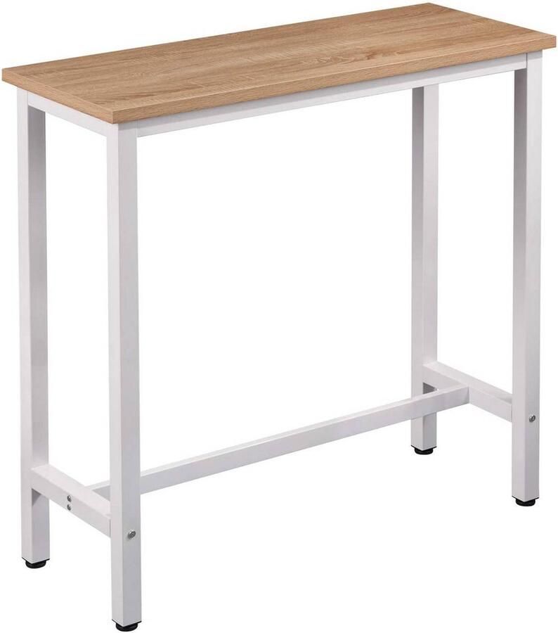 Rootz Living Rootz Moderne Bartafel Pubtafel Hoge Tafel Stevig Ijzeren Frame Krasbestendig Waterafstotend 40cm x 100cm x 100cm