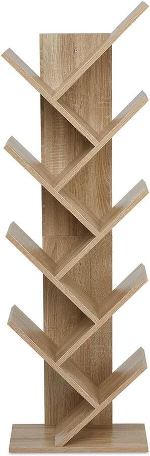 Moderne boomvormige boekenkast ruimtebesparend 1 stuk spaanplaat 127 cm