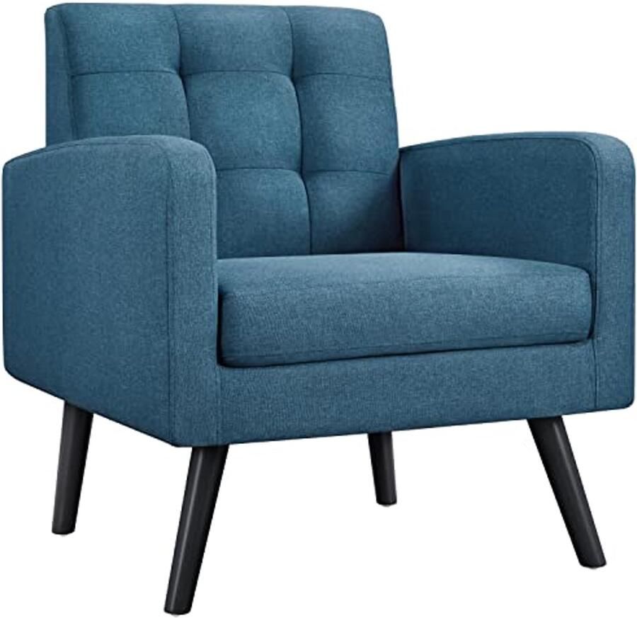 Moderne comfortabele fauteuil met armleuningen voor woonkamer en kantoor