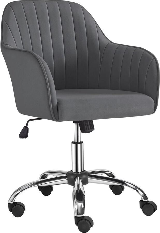 Moderne Draaistoel met Hoogteverstelling en Ergonomische Rugleuning Comfortabele Computerstoel voor Thuis en Kantoor