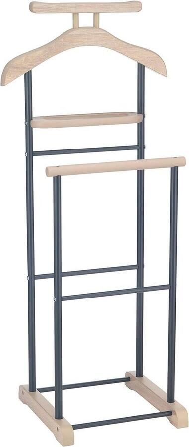 Moderne Dressboy in Californisch Eiken en Zwart voor Stijlvolle Opberging