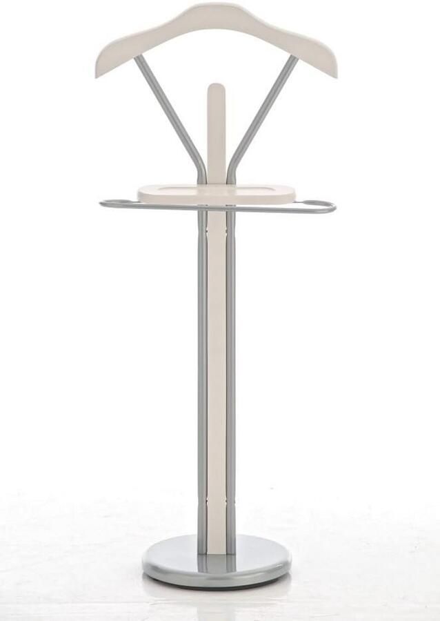 Moderne Dressboy Kledingstandaard in Wit voor Ruimtebesparing