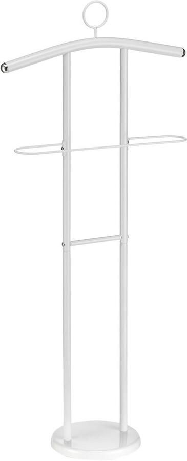 Moderne Dressboy voor Heren met Kledinghanger en Broekrek Wit