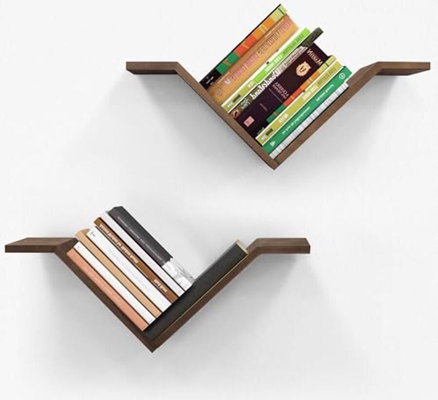 Moderne Drijvende Boekenplanken Wandrek voor Woonkamer Slaapkamer en Kantoor