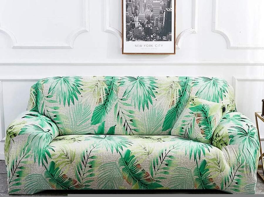 Moderne Effen Kleur Stretch Sofa Cover Antislip Meubelbeschermer voor 1- tot 4-zits Banken