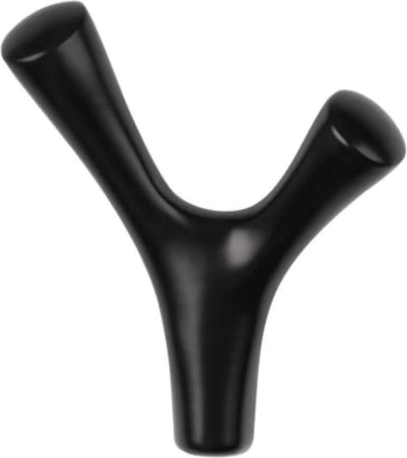 Moderne Garderobehaken in Mat Zwart – Design Kledinghaak van Metaal voor Muur en Badkamer