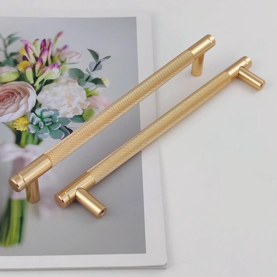 Moderne Gouden Kastgrepen Geschikt voor Keuken en Meubels 10 Stuks