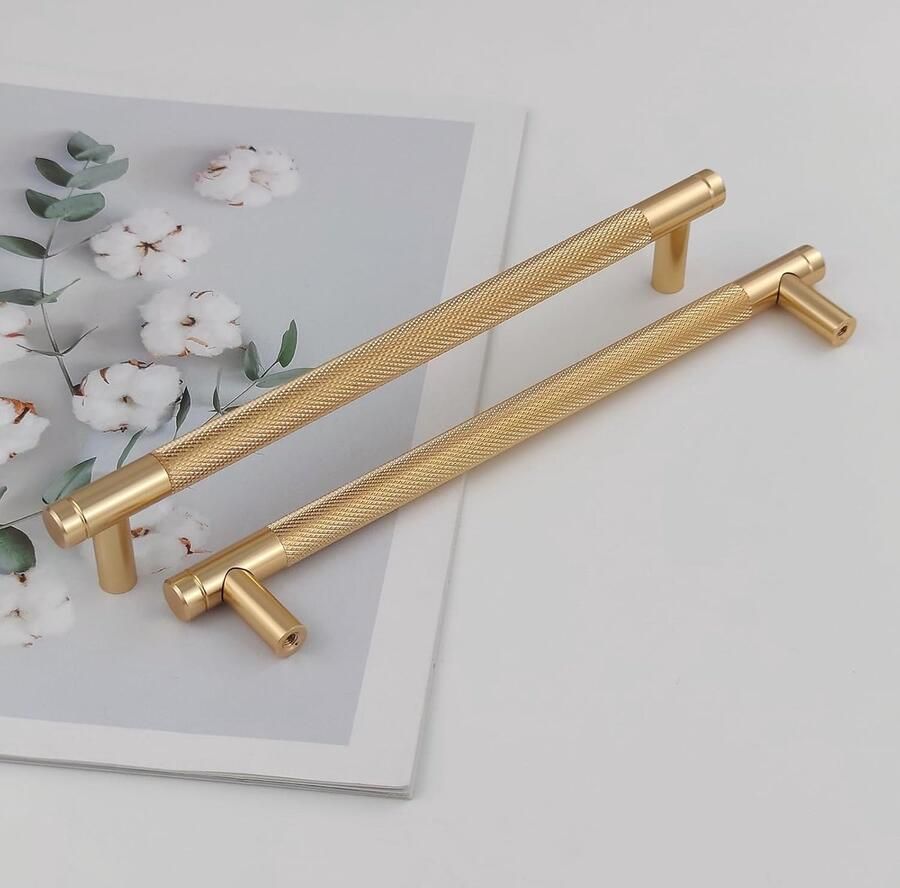 Moderne Gouden Kastgrepen Vintage Deurgrepen voor Keuken en Meubels 6 Stuks