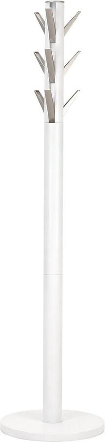 Moderne Houten Kapstok met 9 Neerklapbare Haken Perfect voor Kleine Ruimtes