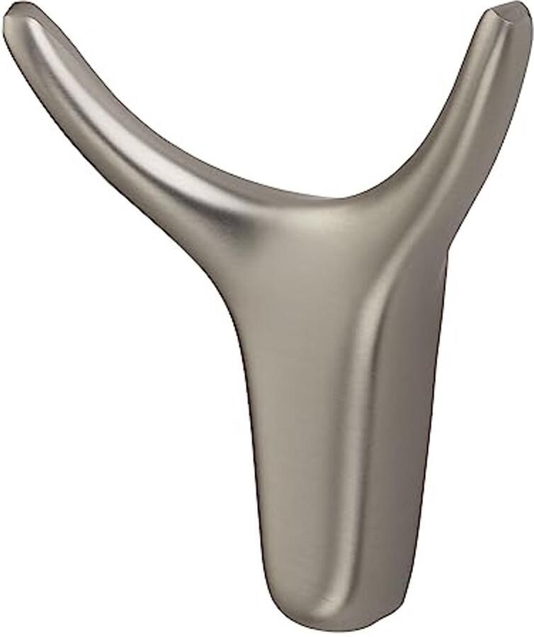 Moderne Kapstokhaak Hoogte 66 mm en Breedte 60 mm Roestvrijstalen Look voor Jassen en Tassen