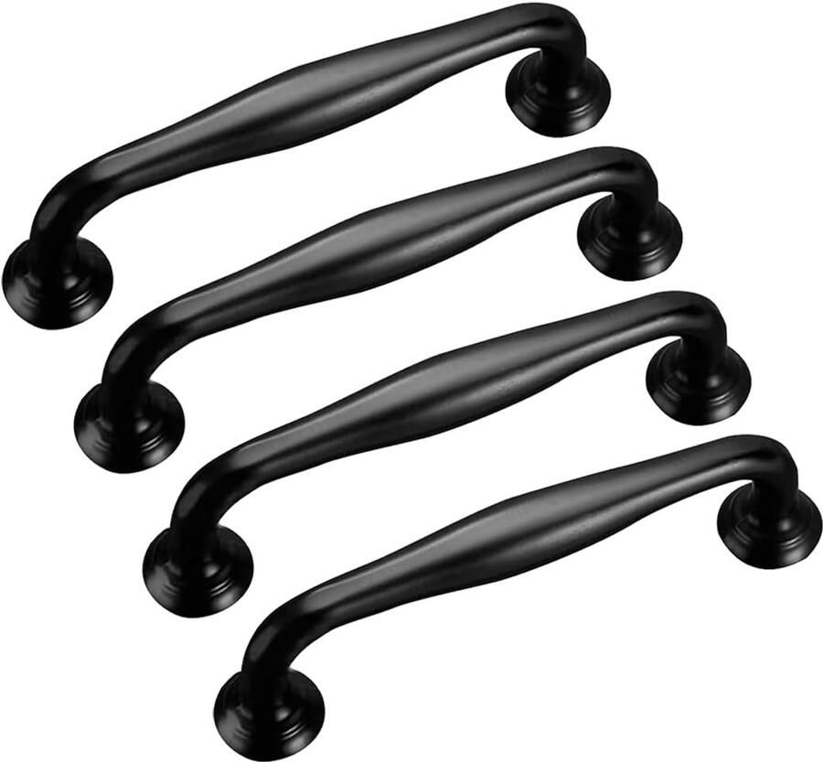 Moderne kastgreep Aluminium handgreep Eenvoudige installatie 1 stuk