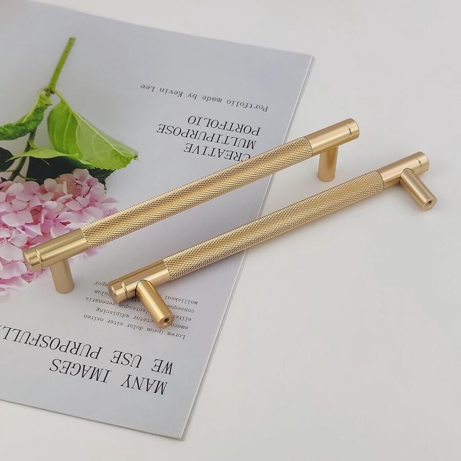 Moderne Kastgrepen Gouden Handgrepen 10 Stuks