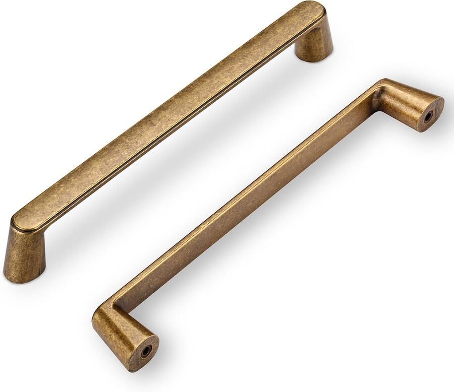 Moderne kasttrekkers set van 6 zinklegering 96mm gatencentra