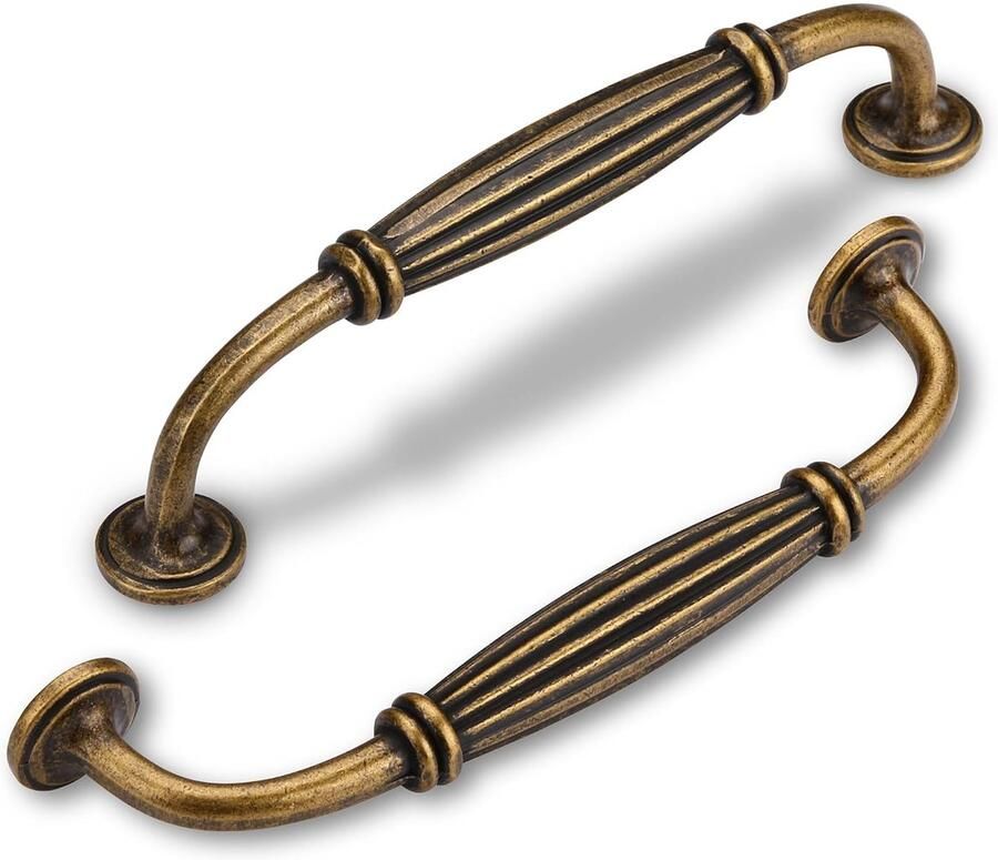 Moderne kasttrekkers Zinklegering set van 6 96mm gatencentra