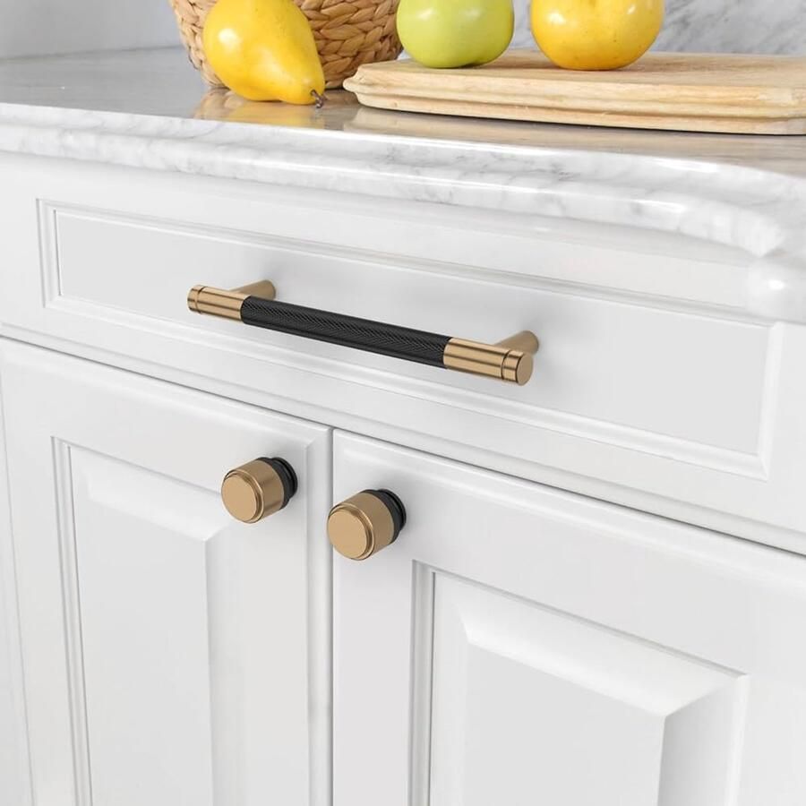 Moderne Keukengrepen Hoogwaardige Kastknoppen Set van 6 Zilver