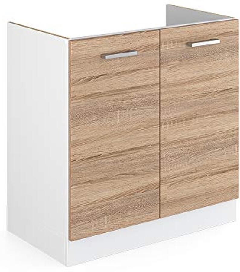 Moderne Keukenkast Wandkast en Onderkast Functionele Keukenunit Opbergmeubel Verkrijgbaar in Antraciet en Wit