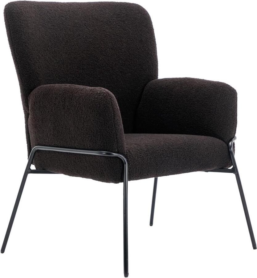 Moderne Loungestoel Gestoffeerde Accentstoel voor Woonkamer en Kantoor