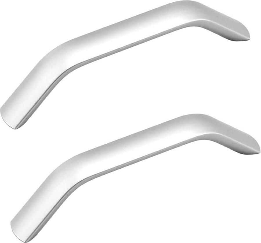 Moderne meubelgrepen 2 stuks Zilveren handgrepen voor keukenkasten laden en deuren 96 mm gatafstand