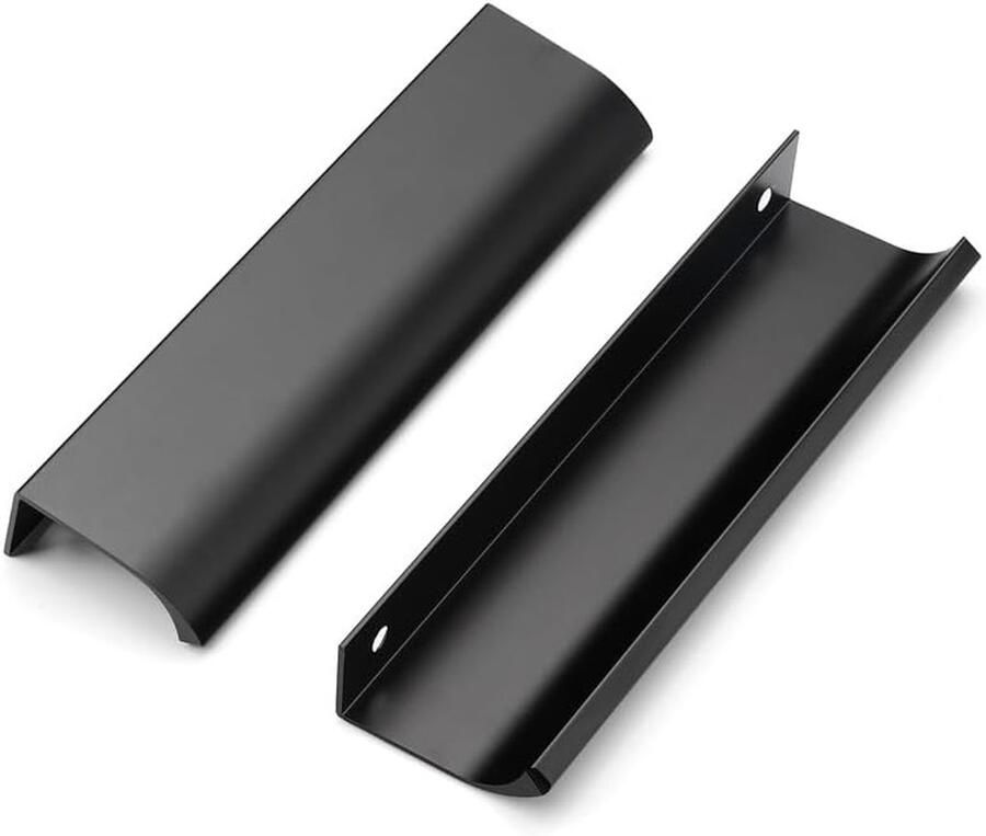 Moderne meubelgrepen Handgrepen voor keukenkasten 25 stuks Zwart