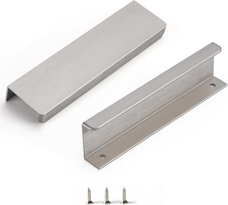 Moderne Meubelhandgrepen Eenvoudige installatie 1 stuk Geborsteld nikkel 5 inch