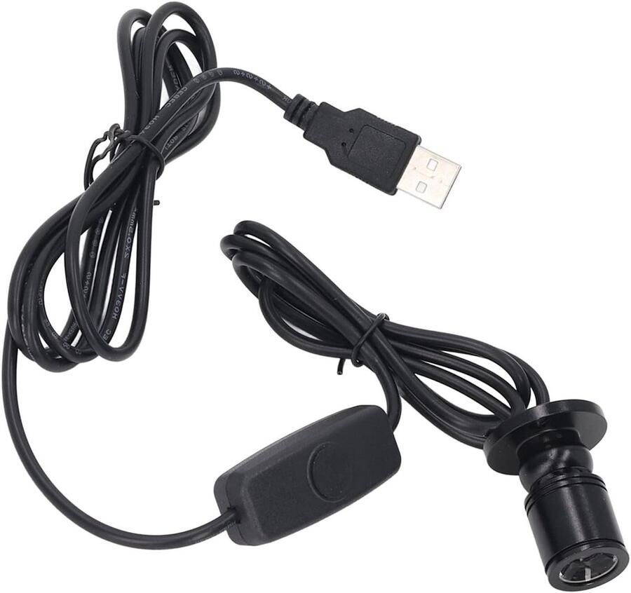 Dimbare USB Mini Spotlights Set van 2 Warm Wit Licht 3000K Accentverlichting voor Sieradenkasten en Vitrines