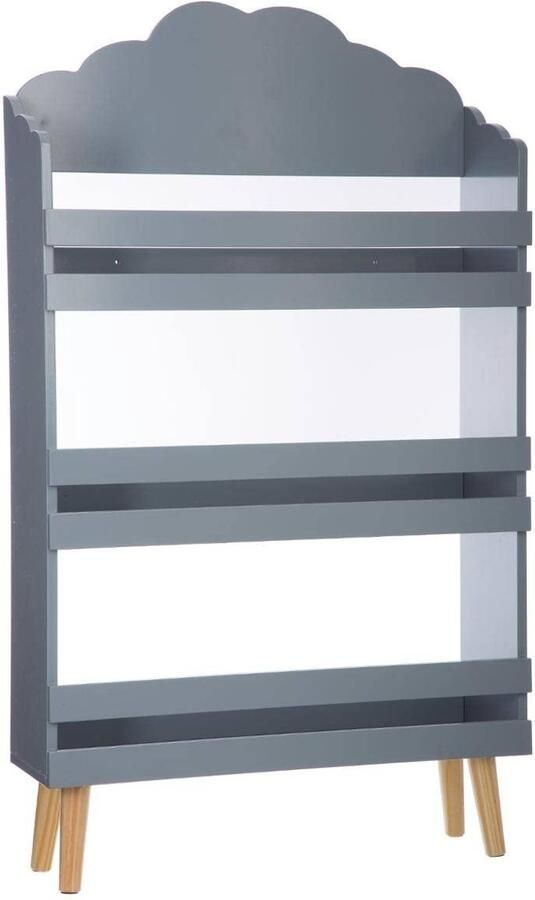 Moderne Opbergkast MDF en Hout 1 stuk 58x18x100 cm