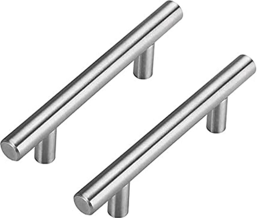 Moderne roestvrijstalen meubelgrepen voor keukens en kasten 10 stuks