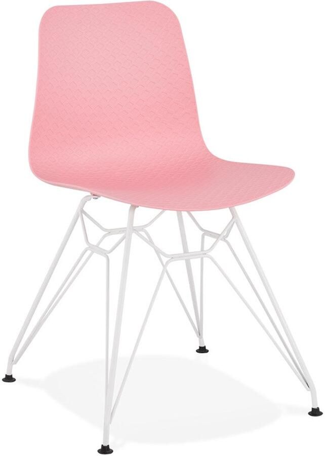 Moderne Roze-Witte Stoel Design Stoel Ergonomische Zithouding
