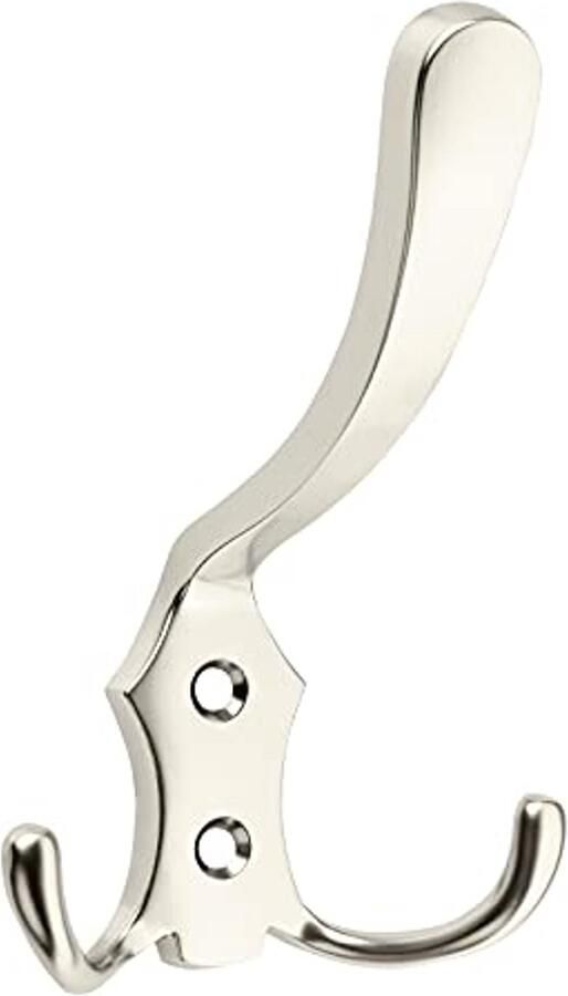 Moderne RVS-look kapstokhaak Lange garderobehaak voor metaal