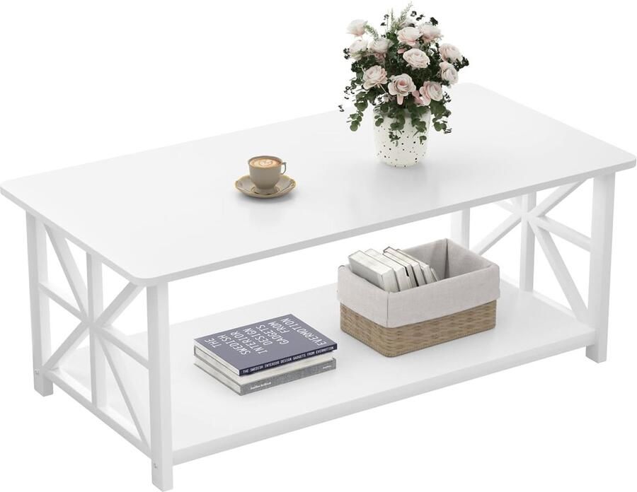 Moderne salontafel elegant design 1 stuk grijs hout