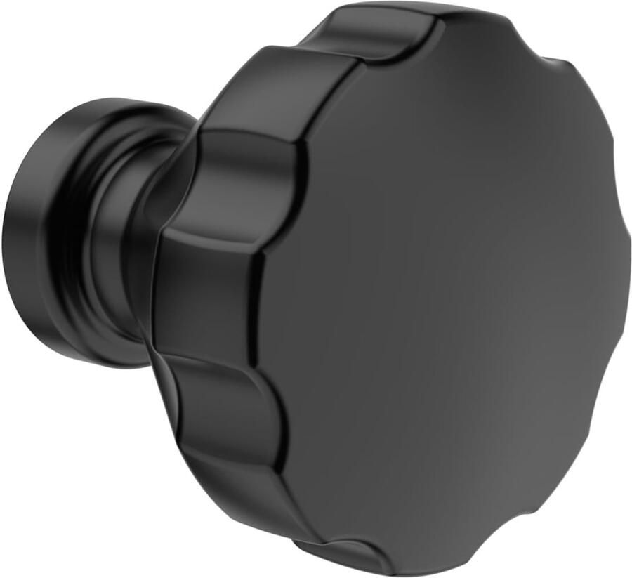 Ibenzoa Set van 10 Zwarte Kastknoppen – Moderne Meubelgrepen voor Laderingen en Kasten