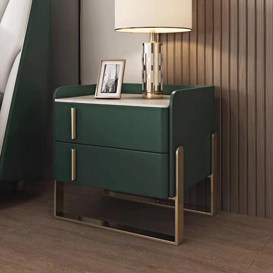 Moderne Set van 2 Nachtkastjes met Lades Perfect voor Slaapkamer