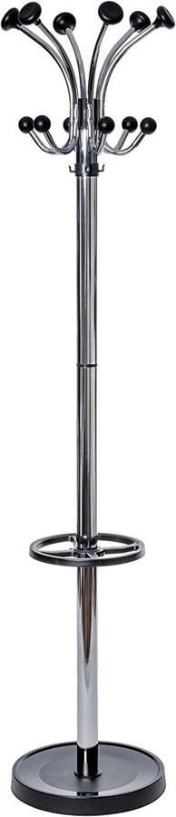 Moderne Stabiele Staande Kapstok voor Jassen en Accessoires Stalen Kledingstandaard met Vloerbescherming