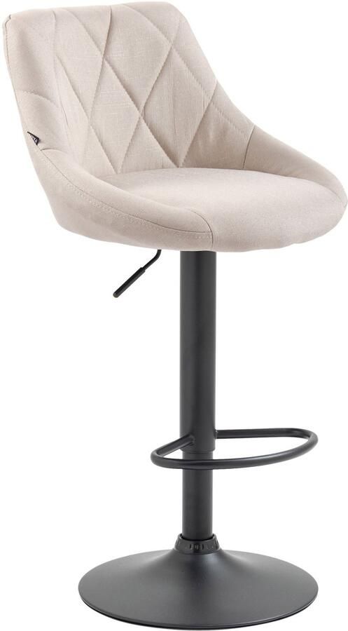 Moderne Stoffen Barkruk Luxe Kruk 360° Draaibaar met Gaslift