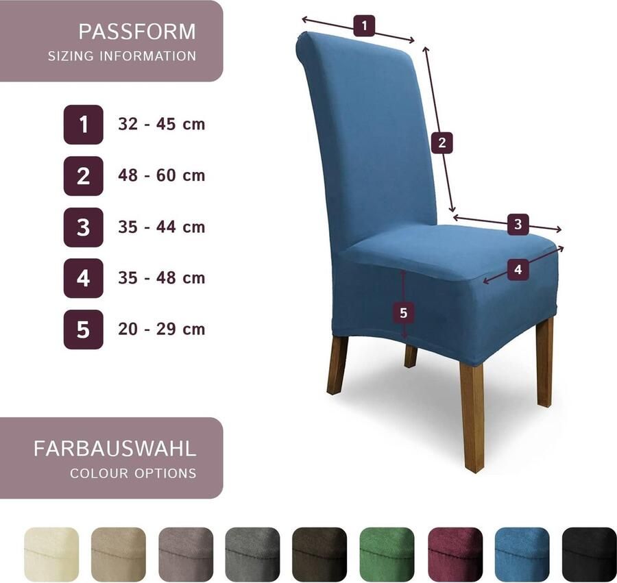 Luvetrex Moderne Stretch Stoelhoes voor Elegante Bescherming en Stijl