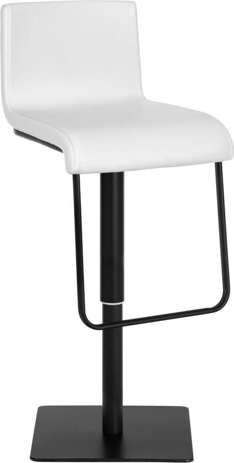 Moderne Verstelbare Barkruk Kunstleren Stoelbekleding 360° Draaibaar en Hoogte Aanpasbaar