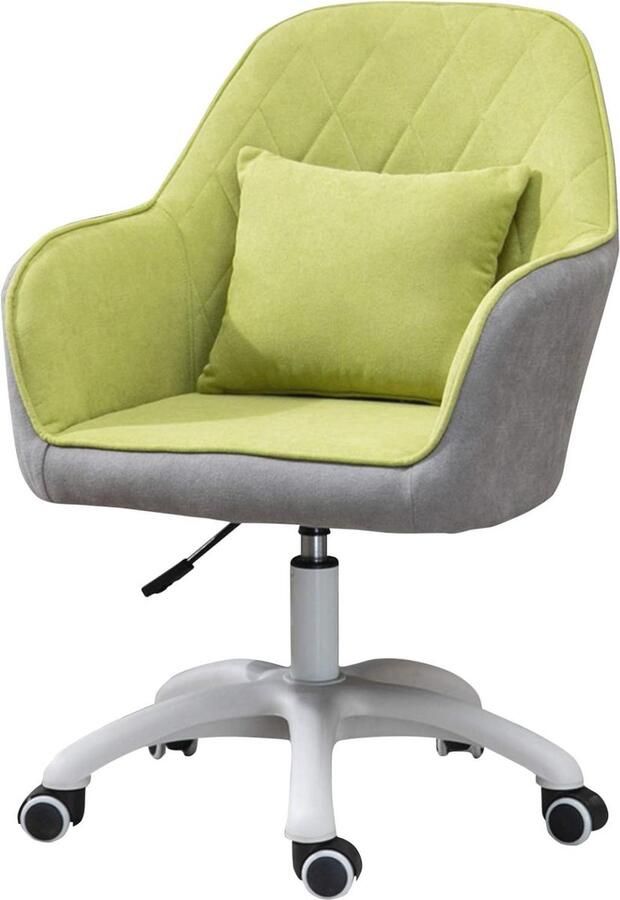 Moderne Verstelbare Fluwelen Bureaustoel Draaibare Computerstoel voor Woonkamer en Slaapkamer
