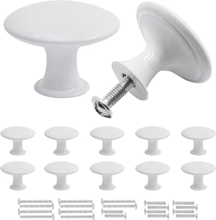 Moderne Vintage Meubelknoppen 30 mm 10 Stuks Deur- en Kastknoppen voor Meubels