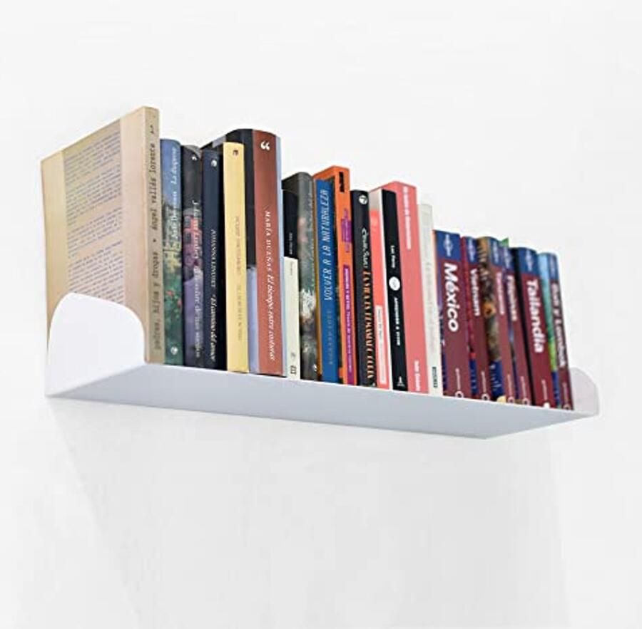 Moderne Wandplank 60 cm voor Boeken Minimalistisch en Decoratief