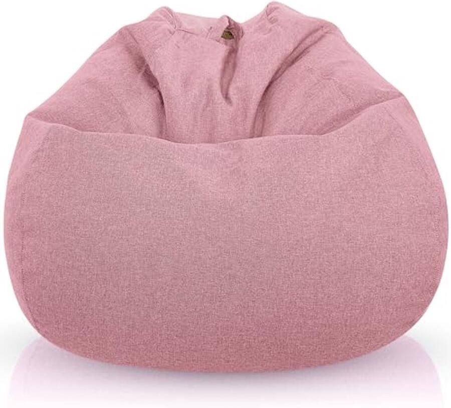 Moderne Zitzak voor de Woonkamer XXL Bean Bag Stoel voor Tienerkamer Roze Design 100 x 75 cm Perfect voor Gaming Ontspanning en Comfort
