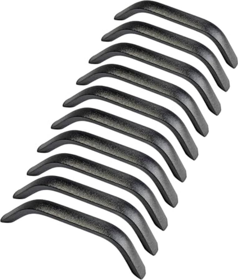 Moderne Zwarte Kastgrepen voor Keuken en Badkamer 20 Stuks 160mm Gatcentrum 175mm Lengte