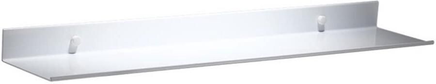 Moderne zwevende wandplanken ruimtebesparend 1 stuk zwart space-aluminium