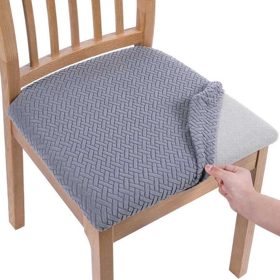 Modieuze stoelbeschermer Eetkamerstoelen Bescherming en stijl 1 stuk Jacquardpatroon