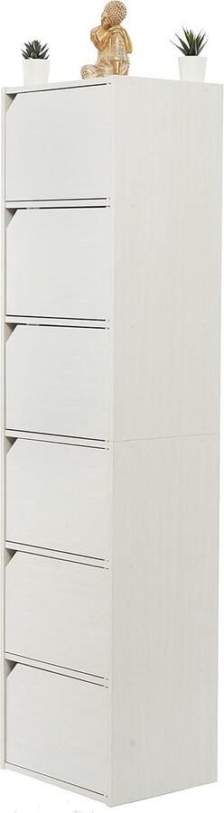 Modulair Opbergmeubel met 6 Deuren Kledingkast & Boekenkast voor Woonkamer en Kantoor