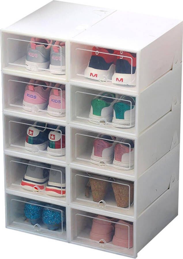 Modulair Schoenenrek Schoenenorganisator Kast Ingang Schoenenrek Hal Sneaker Rack Opslag voor Thuis Hal Slaapkamer 10 Paar